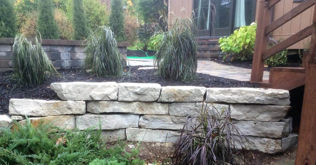 terrace wall to go along side hot tub
