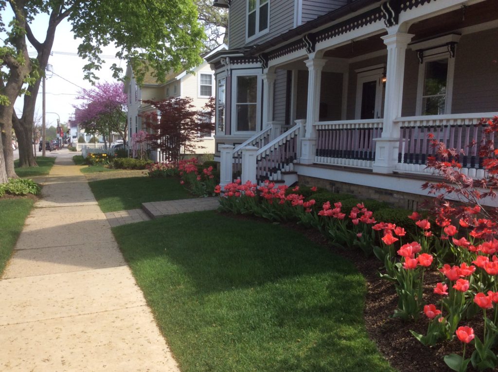 Curb Appeal makeover of downtown barrington home