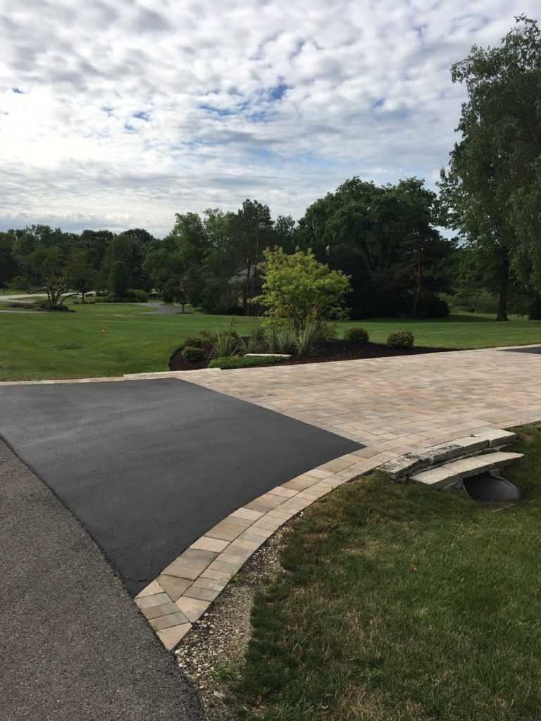 paver driveway unilock stone